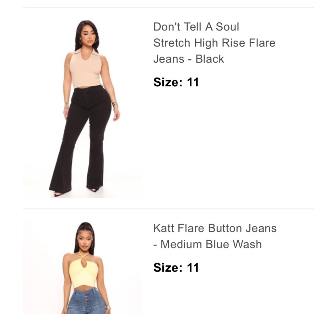 Fashion nova jeans bundle haul size 11